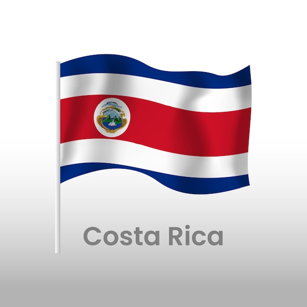 национальный флаг Коста-Рики