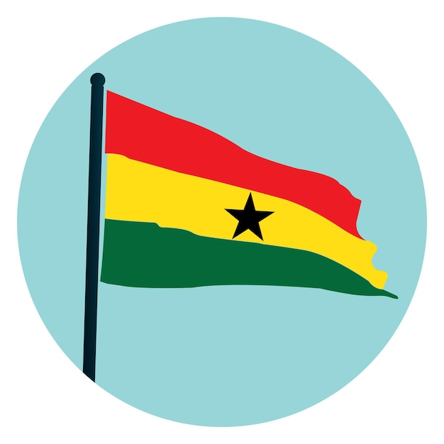 National flag of Ghana