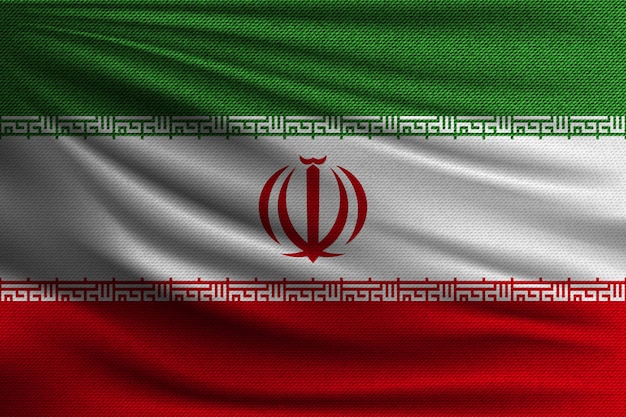 The national flag of iran.