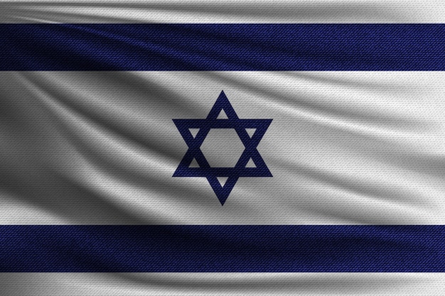 The national flag of israel.