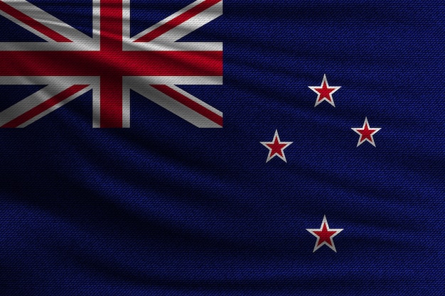 Vector the national flag of new zealand.