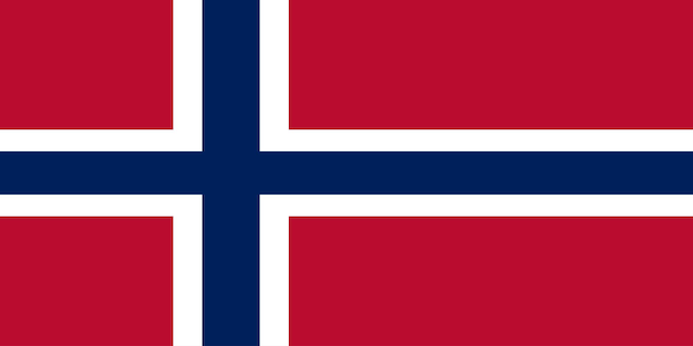 Vector national flag of norway that can be used for celebrating norway national days vector illustration