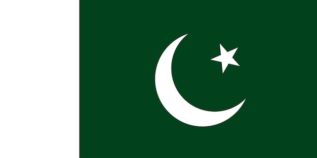 National flag of pakistan that can be used for celebrating national days vector illustration