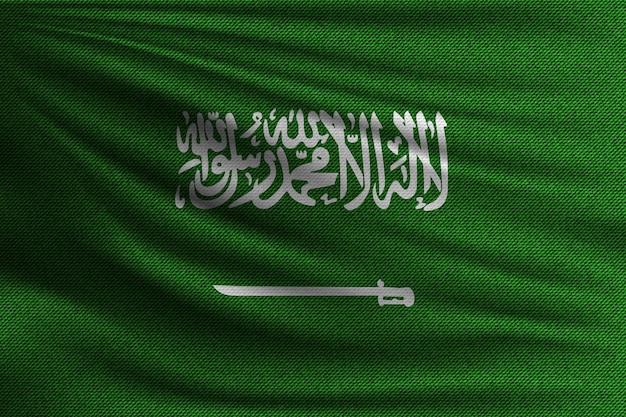 Vector the national flag of saudi arabia.