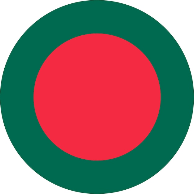 The national flag of the world Bangladesh