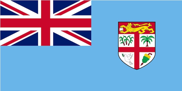 The national flag of the world Fiji