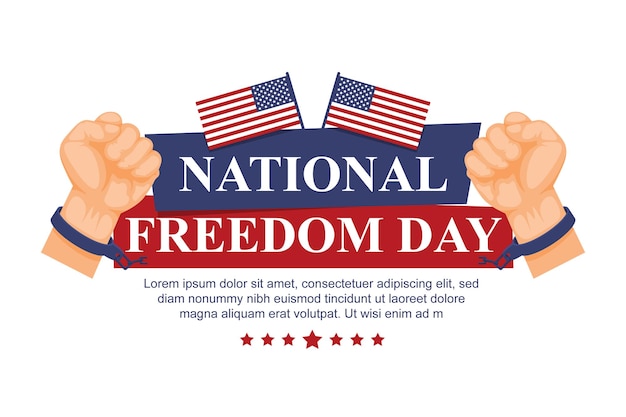 National Freedom Day background