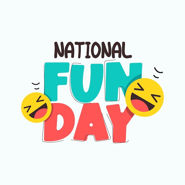 Premium Vector National fun day