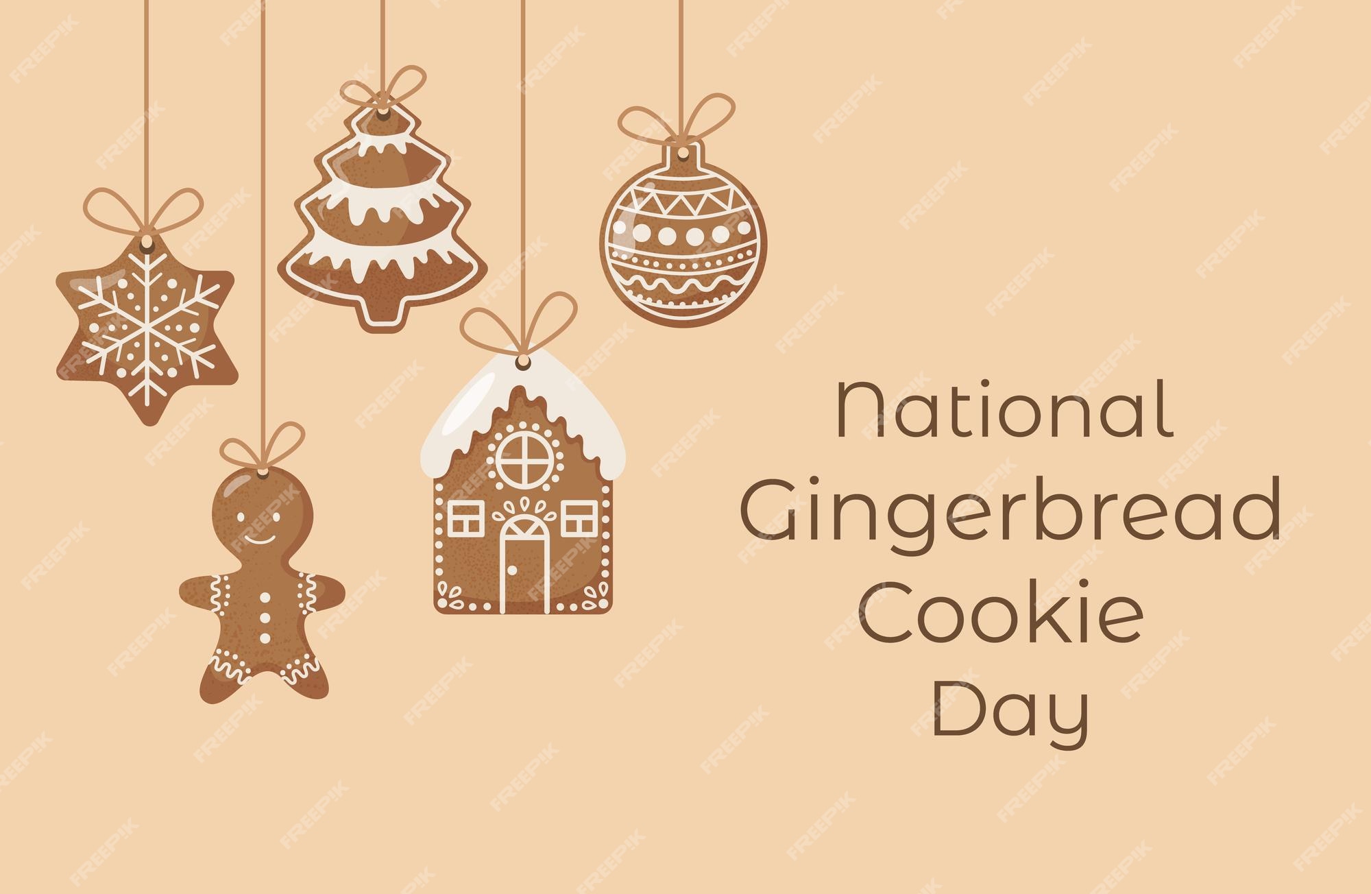 Premium Vector National Gingerbread Day Vector Illustration Suitable national-gingerbread-day-national-day-ideas