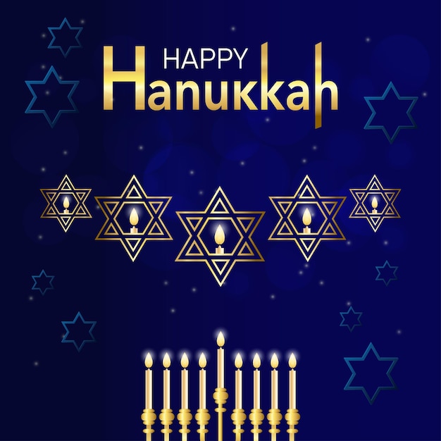 National happy hanukkah è un giorno per celebrare e condividere la gioia di questa festa ebraica