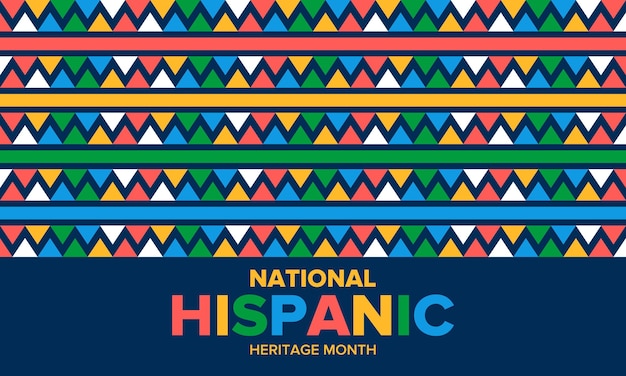 National Hispanic Heritage Month in september en oktober Latijns-Amerikaanse en Latino-Amerikaanse cultuur