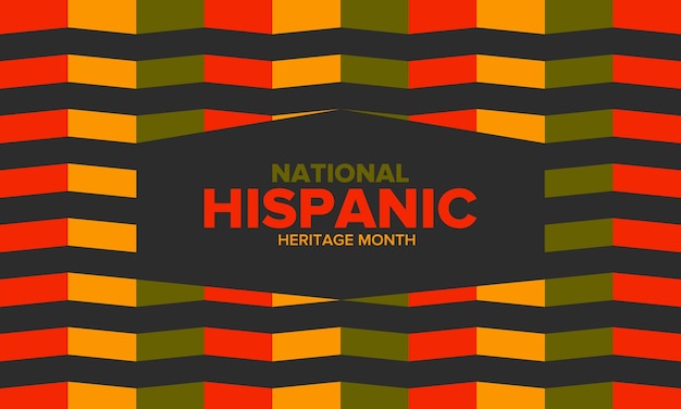 National Hispanic Heritage Month in september en oktober Latijns-Amerikaanse en Latino-Amerikaanse cultuur
