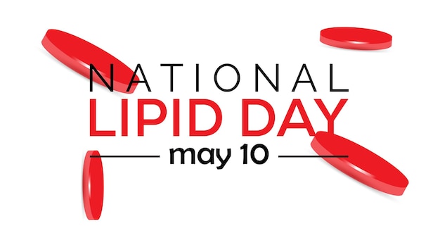 Vector national lipid day observed every year in may