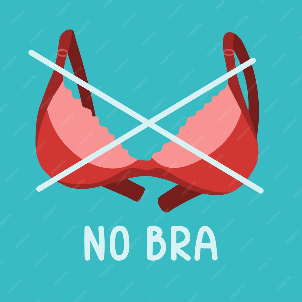 Premium Vector National no bra day illustration 13 october day