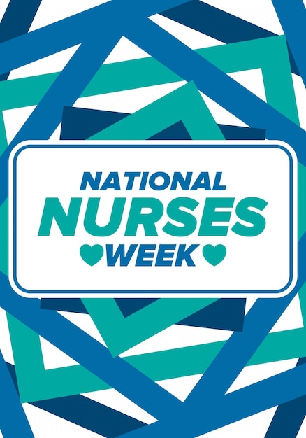 Vector national nurses week thank you nurses medical and healthcare in honour of the doctors vector