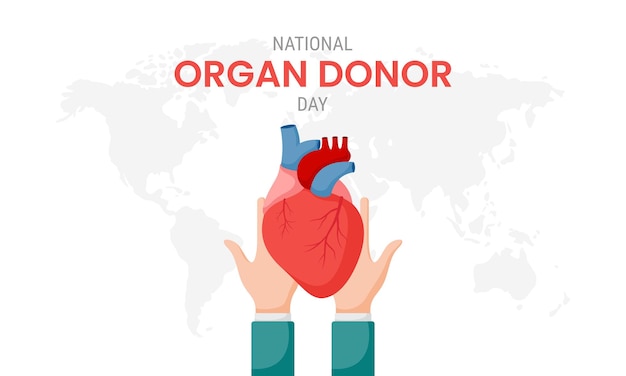 Национальный день донора органов с человеческим сердцем
