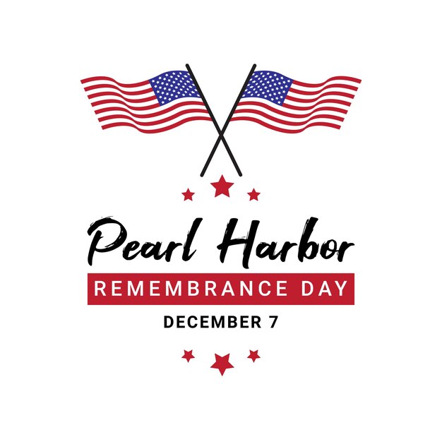 Premium Vector National Pearl Harbor Remembrance Day Holiday vector