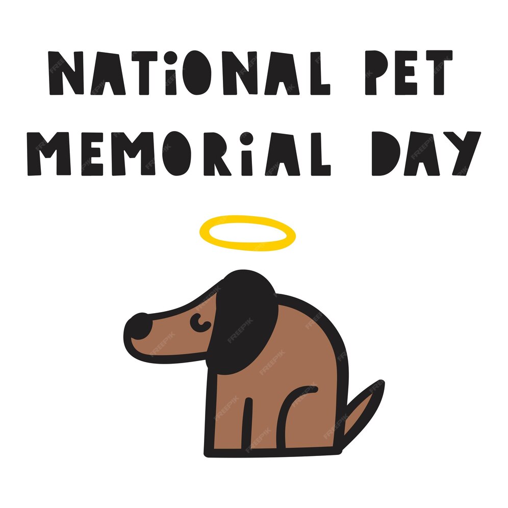 Premium Vector National pet memorial day Vector illustration on white