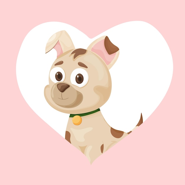 Vector national puppy day. concept illustration adopt a dog. vector.