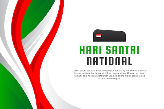 National Santri Day Background Event