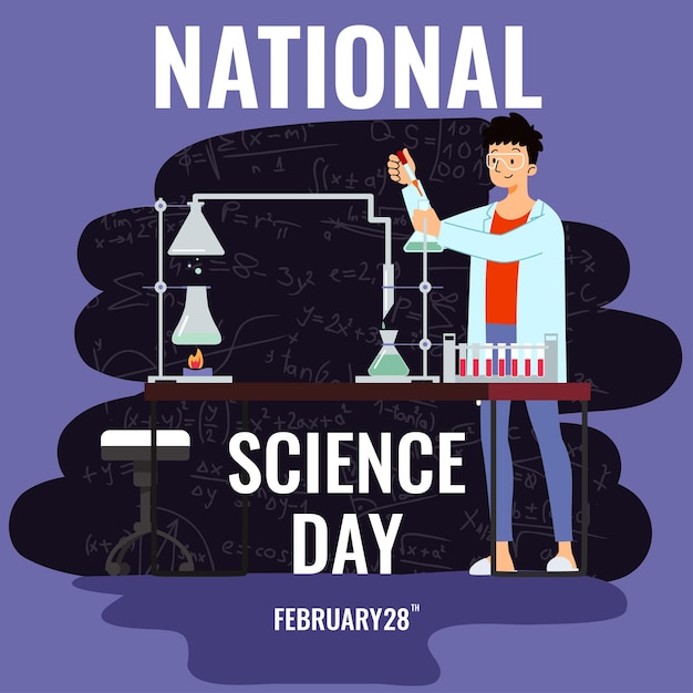 National science day background