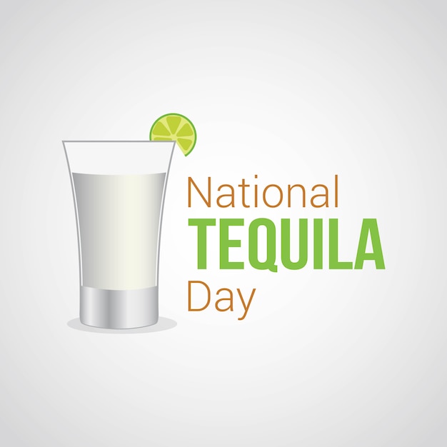 Premium Vector National tequila day