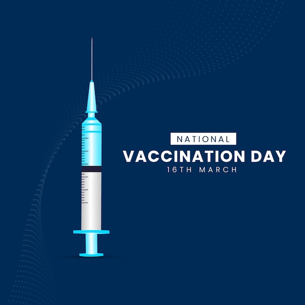 National Vaccination Day Illustration