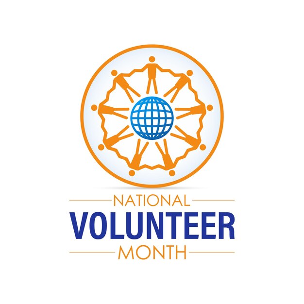 ナショナル・ボランティア・ムース (National Volunteer Month) は毎年4月に開催されベクトル・バナー・フライヤー・ポスターとソーシャル・メディア・テンプレートのデザインが行われます