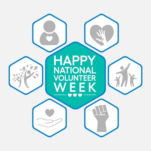 National Volunteer week is observed every year in April
