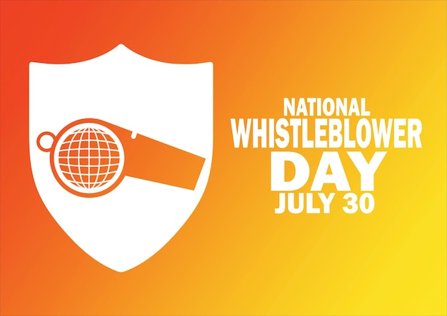 Vector national whistleblower day
