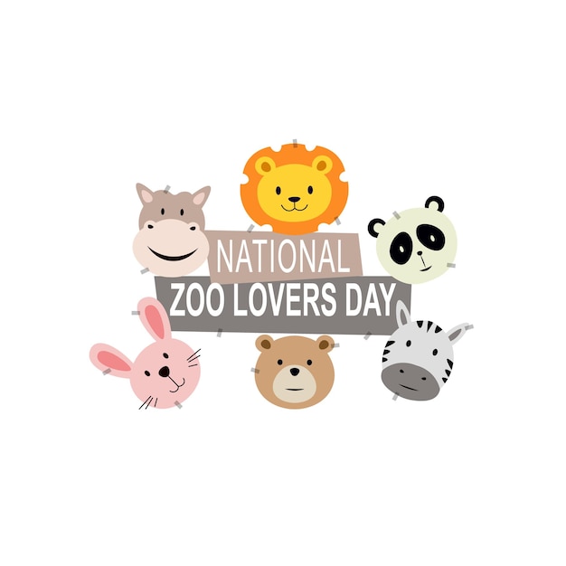 National Zoo Lovers Day background