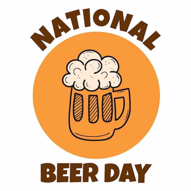 Nationale bierdag in vs-logo voor banner 7 april