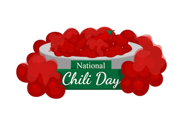 Nationale Chili Day-achtergrond