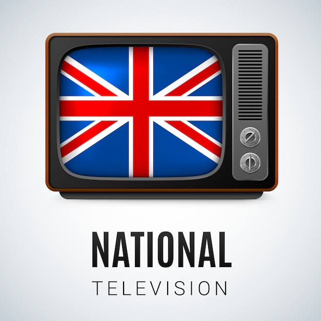 Nationale televisie illustratie