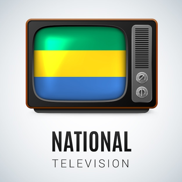 Nationale televisie illustratie