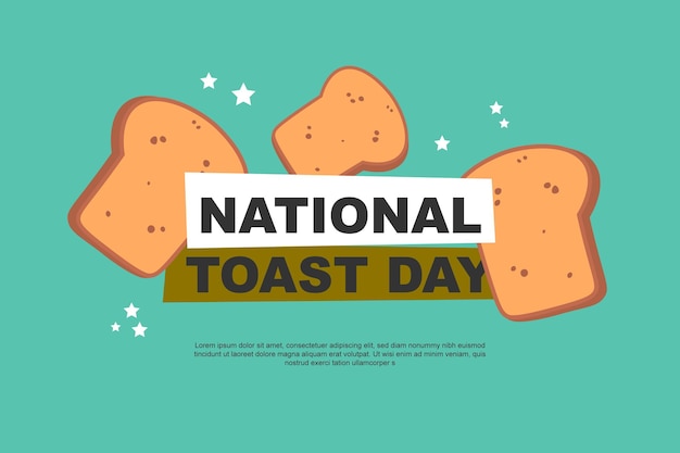 Nationale Toast Dag achtergrond