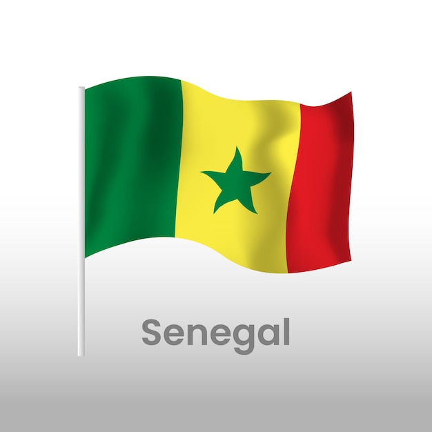 nationale vlag van senegal