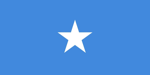 Vector nationale vlag van somalië