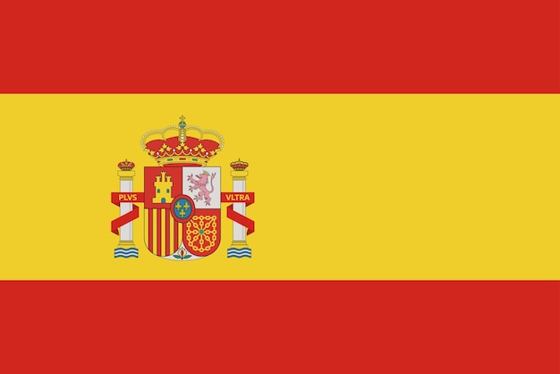 Vector nationale vlag van spanje