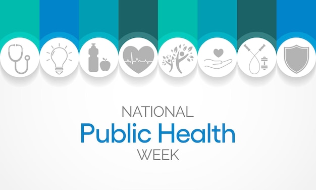 Nationale volksgezondheidsweek die elk jaar wordt waargenomen tijdens de eerste volledige week van april in heel United