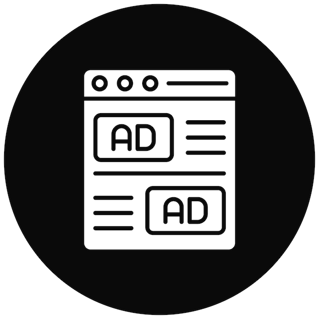 Native Advertising icon vector image Can be used for Digital Marketing