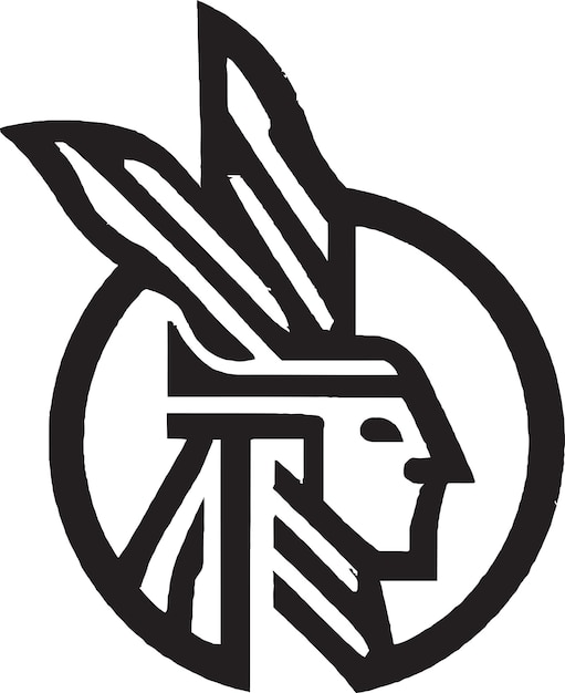Логотип индейского воина