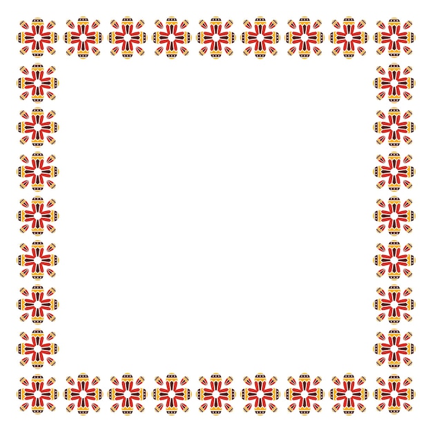 Vector native heritage month element frame