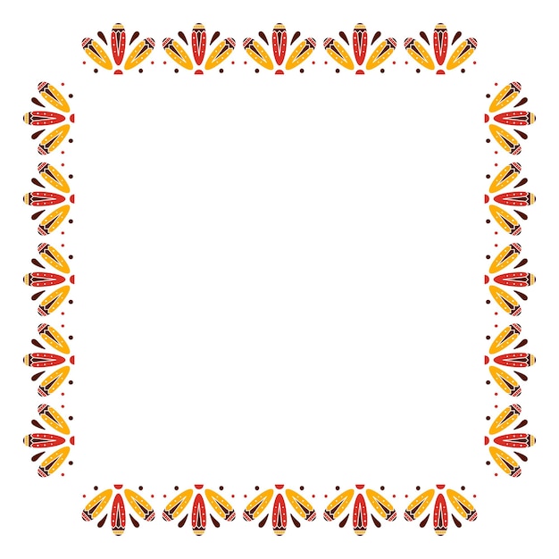 native heritage month element frame