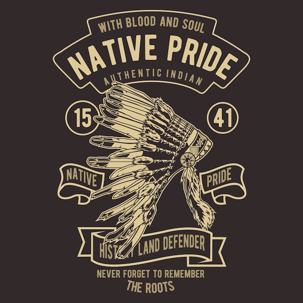 Vector native pride