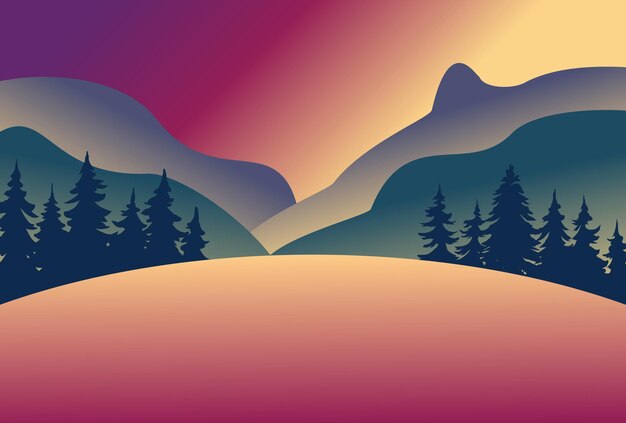 Vector natural background