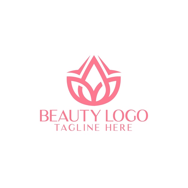 Natural beauty spa logo design