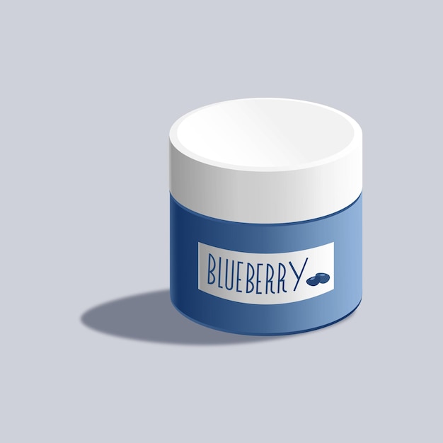 natural cosmetic mockup