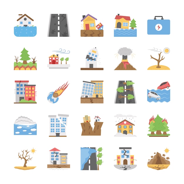 Natural Disasters Icons