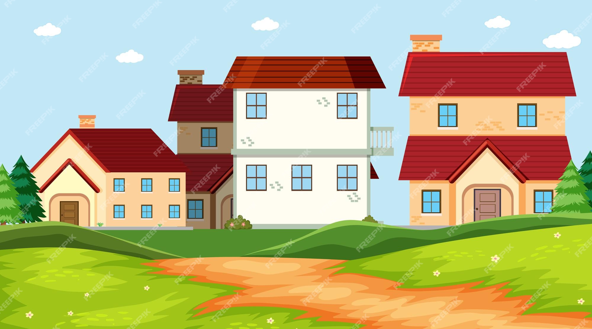 Cartoon House Background Images - Free Download on Freepik Cartoon House Background Images - Free Download on Freepik